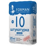 Forman 10 Штукатурка гипсовая ручного нанесения 25 кг