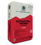 De Luxe класс белая МН штукатурка гипсовая 30 кг