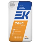 EK TG40 White штукатурка белая гипсовая 30 кг