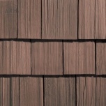 Сайдинг виниловый Nailite Rough-Sawn Cedar Coastal Brown