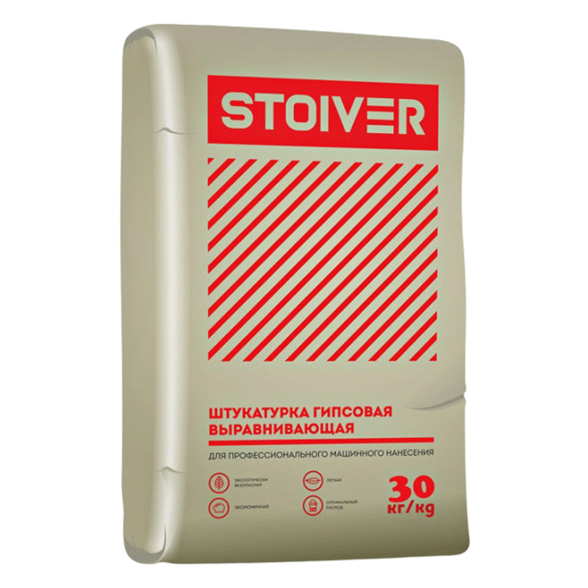STOIVER Штукатурка гипсовая, серая, 30 кг