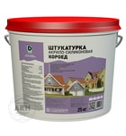 Готовая акрило-силиконовая декоративная штукатурка De Luxe Короед 25 кг