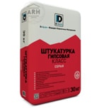 De Luxe Класс серая РН штукатурка гипсовая 30 кг