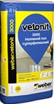 Weber-Vetonit 3000 пол наливной 20 кг